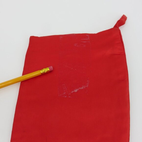 VTG Handmade Santa Reindeer Sleigh Needlepoint Christmas Stocking Mark Holiday - Picture 6 of 9